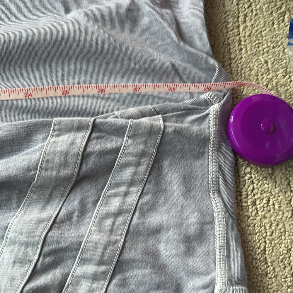 NWOT SZ M Free people lavender V-Neck long sleeve top - Picture 6 of 6